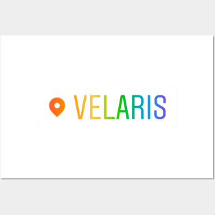 ACOTAR Velaris Location Rainbow Posters and Art